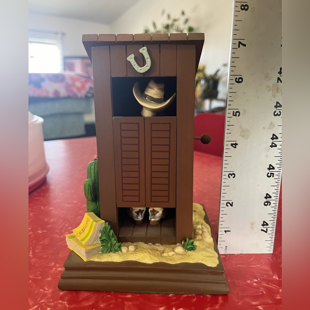 San Francisco Music Box Company - outhouse - vintage 1992